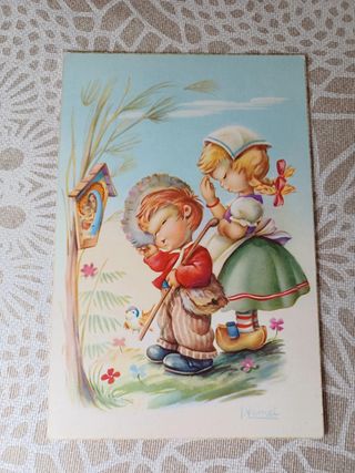 Lote 4 Postales I. Vernet Años 60