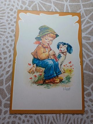 Lote 4 Postales I. Vernet Años 60