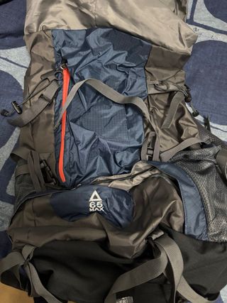 Zaino Trekking 65L Blu/Grigio