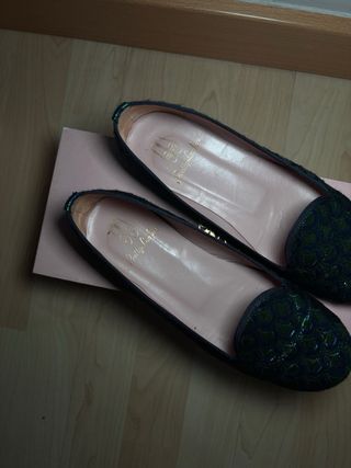 Mocasines Verdes y Azules