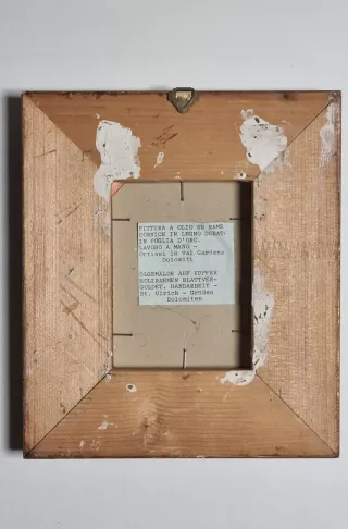 Miniatura Dipinto Olio su Rame