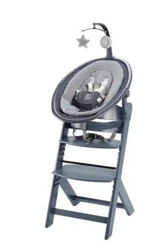 Trona madera BabyGo con hamaca y bandeja