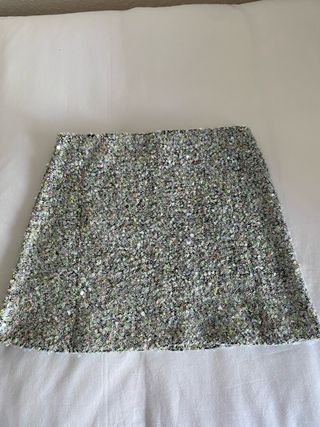 Falda Zara Mini Multicolor