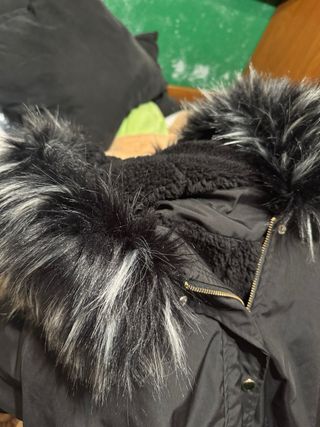 Abrigo Shein mujer T. 0XL negro