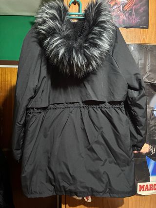 Abrigo Shein mujer T. 0XL negro