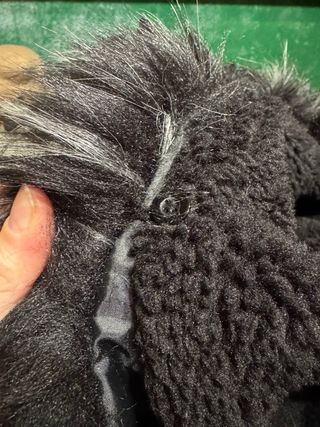 Abrigo Shein mujer T. 0XL negro