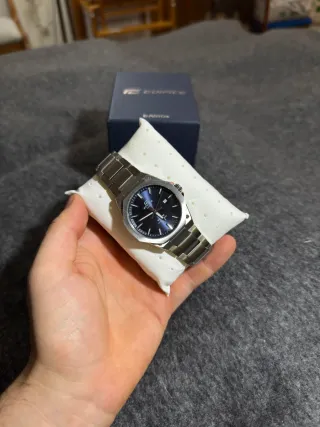 Reloj Casio Edifice Esfera Azul de Acero
