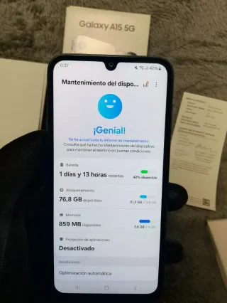 Samsung Galaxy A15 5G 128GB Azul