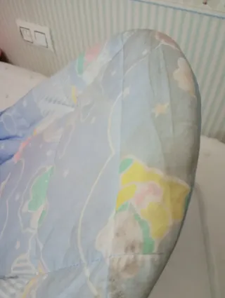 Hamaca para bebé con estampado de nubes