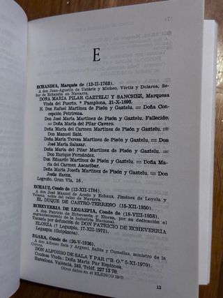Elenco de Grandezas y Títulos Nobiliarios Españole