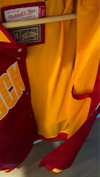 Cazadora Mitchell & Ness NBA Rockets Roja