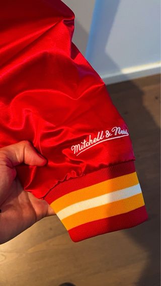 Cazadora Mitchell & Ness NBA Rockets Roja