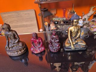 Figuras de Buda de resina