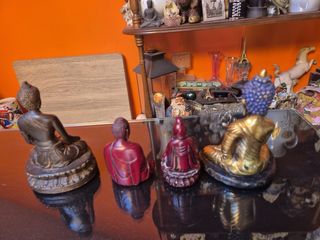 Figuras de Buda de resina