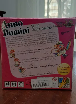 Anno Domini Sotto i riflettori gioco da tavolo