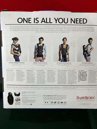 Mochila Portabebés BabyBjörn Negra