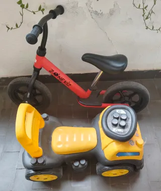 Bicicleta, Patinetes y Camión. Solo envío.