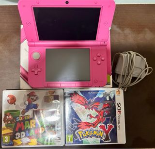 Nintendo 3DS XL Rosa + Giochi