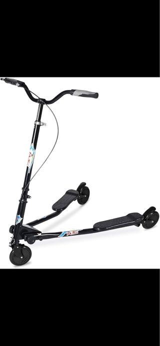 Patinete 3 ruedas negro