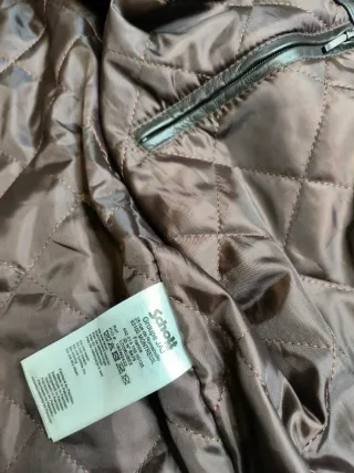 Cazadora Aviador Schott NYC Cuero Marrón/Gris