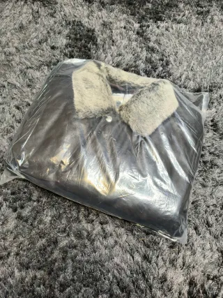 Cazadora Aviador Schott NYC Cuero Marrón/Gris