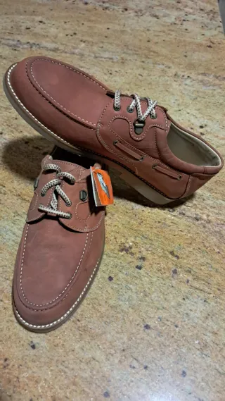 Zapatos de piel nobuck marrones