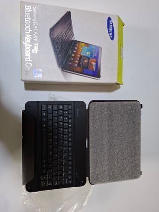 Teclado Bluetooth Samsung Galaxy Tab 8.9 + Caixa