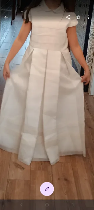 Vestido de Comunión Blanco talla 12