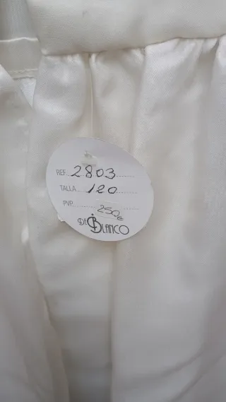 Vestido de Comunión Blanco talla 12