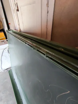 Pizarra escolar verde