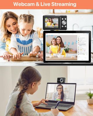 Cámara Digital 1080P Zoom 16X Negra