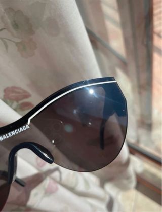 Occhiali da sole Balenciaga neri e marroni