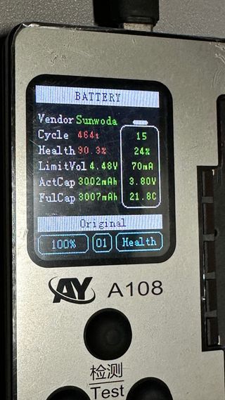 Batteria iPhone 15 - 90%. Originale Apple 