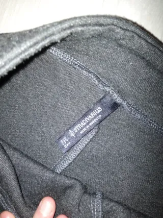Falda pantalón Stradivarius gris