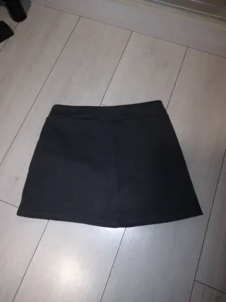 Falda pantalón Stradivarius gris