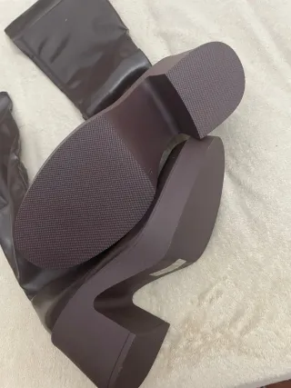 Stivali alti marroni taglia 41