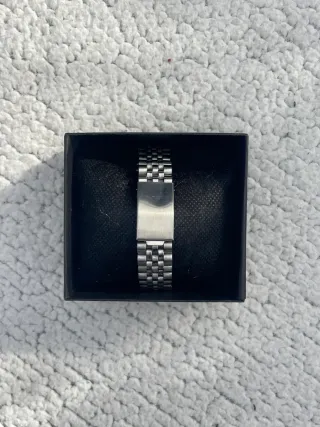 Reloj Seiko MOD de acero con arabic dial negro