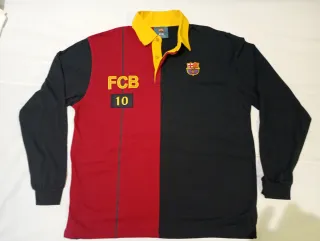 Polo FC Barcelona Manga Larga XL