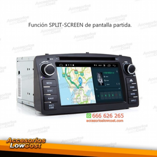 RADIO NAVEGADOR MULTIMEDIA ANDROID 11.0, GPS DVD