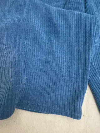 Conjunto pana y camisa azul