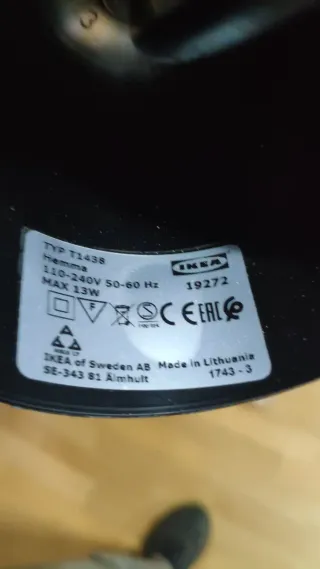 Lampada a soffitto IKEA in tessuto
