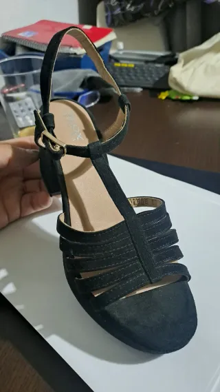 Zapatos abiertos Sandalias Geox Mujer Talla 35 Neg