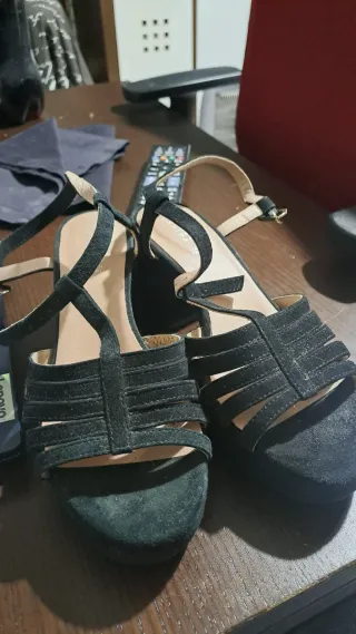 Zapatos abiertos Sandalias Geox Mujer Talla 35 Neg