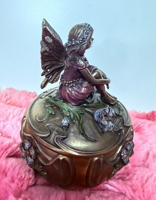 Joyero con figura de Hada Veronese  11x8x8