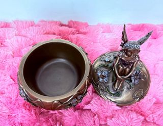 Joyero con figura de Hada Veronese  11x8x8