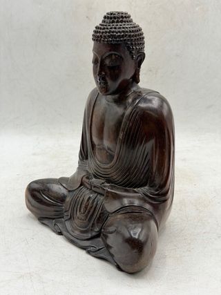 Figura Buda Madera Palo Santo Meditación