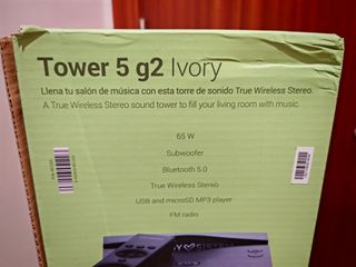 Energy Tower 5 G2 Altavoz Ivory