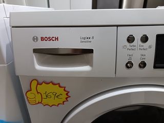LAVADORA BOSCH 8KG BLANCA 1200RPM