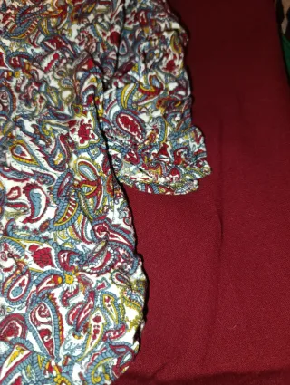 Conjunto falda larga y camisa cachemir