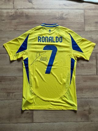 Camisola Al Nassr Cristiano Ronaldo Autografada